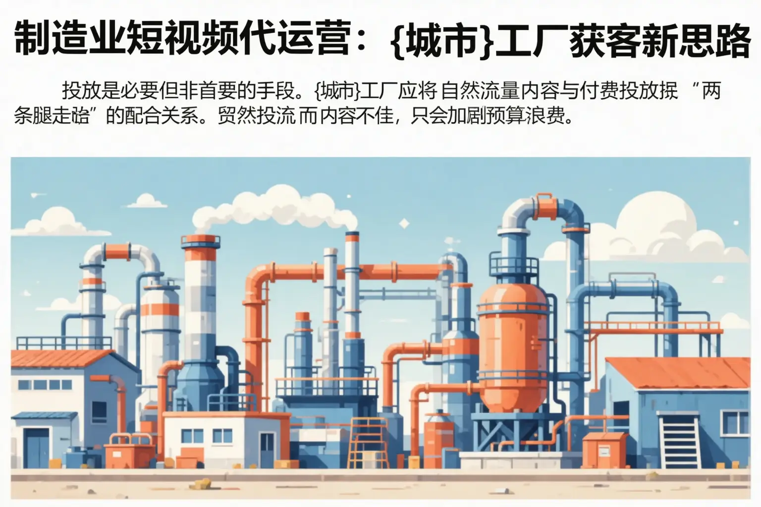 制造业短视频代运营:包头工厂获客新思路